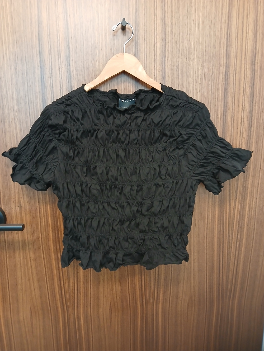 ASOS Scrunchy Crop Top SZ L